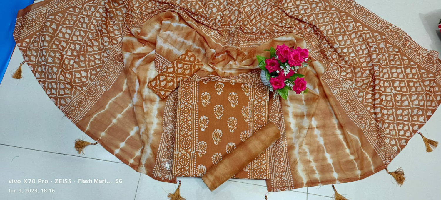 VIP Chunri Batik Three Piece