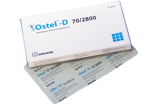 Ostel-D Tablet 70 mg+2800 IU (8Pcs)