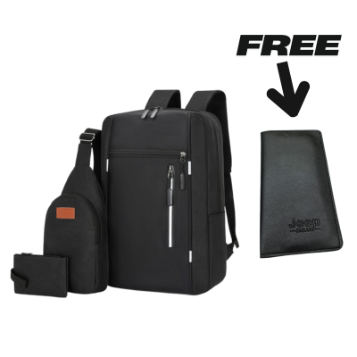 Premium Travel Bag Set 3.1 + FREE Wallet