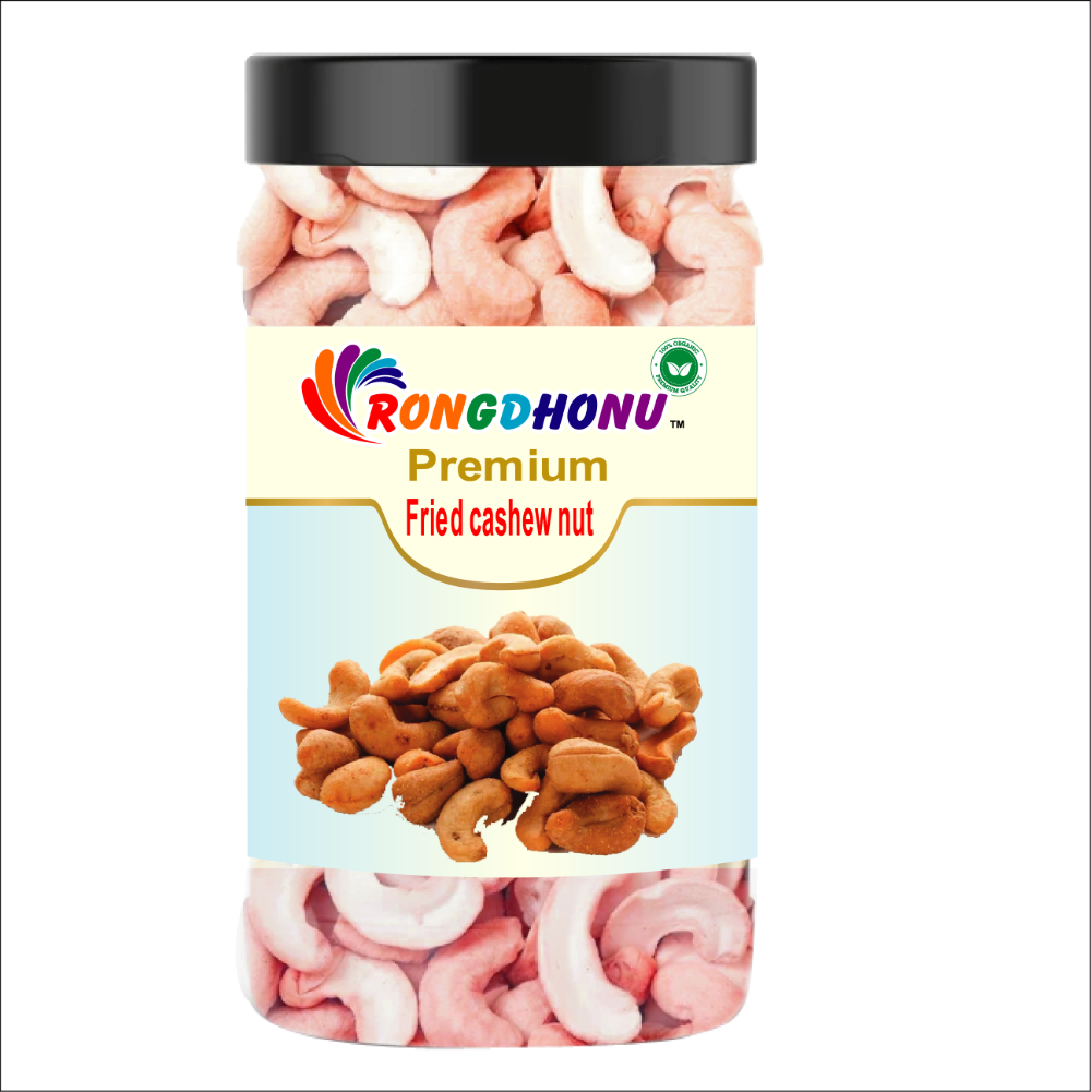 Rongdhonu Premium Fried cashew nut, Vaja Kaju Badam -1000gm