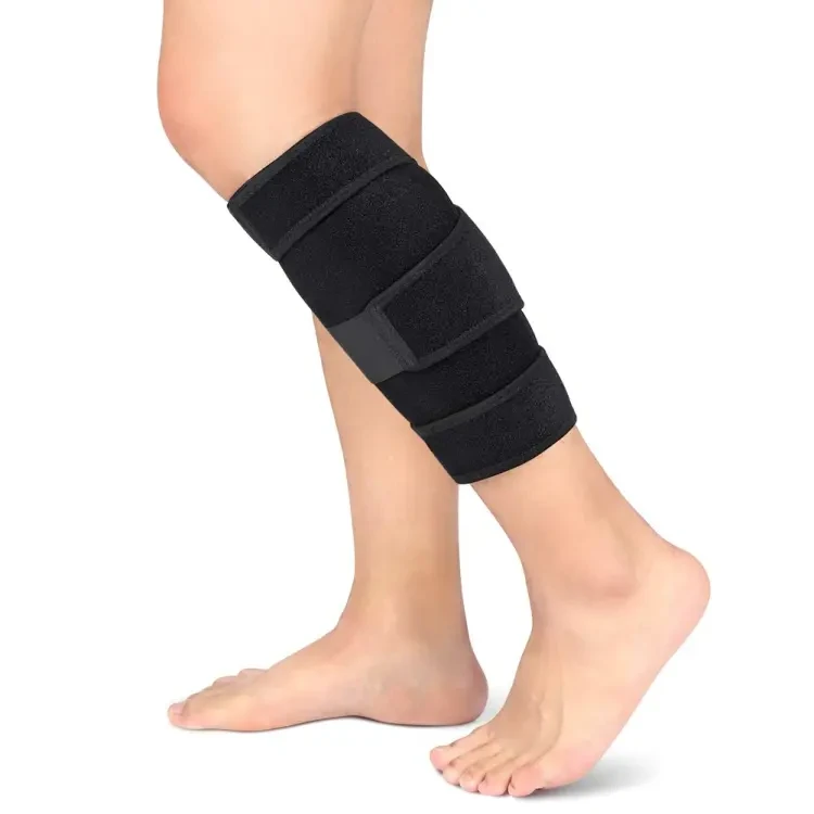 Calf Brace Adjustable Shin Splint Support Sleeve Leg Compression Wrap for Pulled Calf Muscle