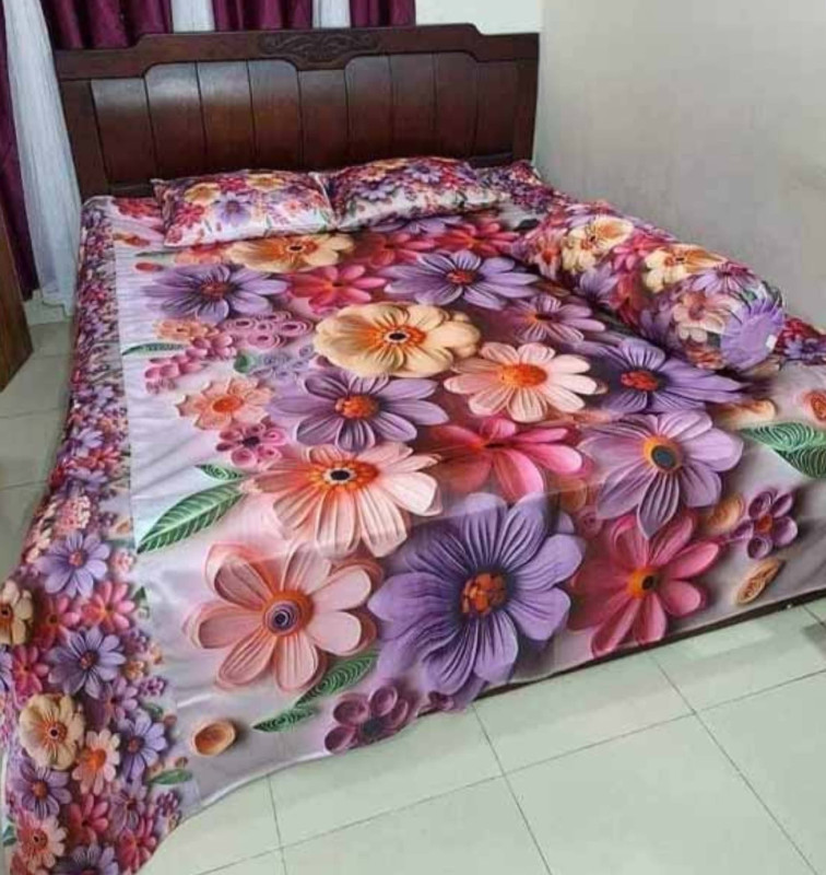 China Premium 3D Design Bed Sheet New