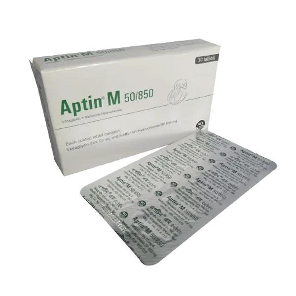 Aptin M 850 850mg+50mg Tablet