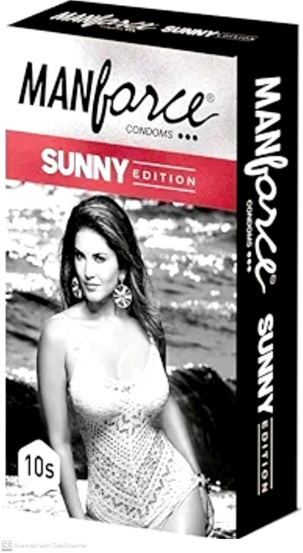 Manforce Sunny Edition Premium Flavoured Condoms for Men| 3-in-1 Ribbed, Dotted, & Anatomically Shaped for Intense Pleasure| Lubricated Latex Condoms 10 Pcs Packed ( Made in India)