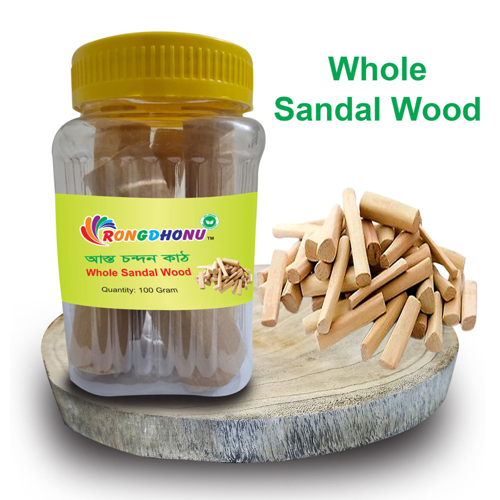 Whole White Sandal Wood - 100gram