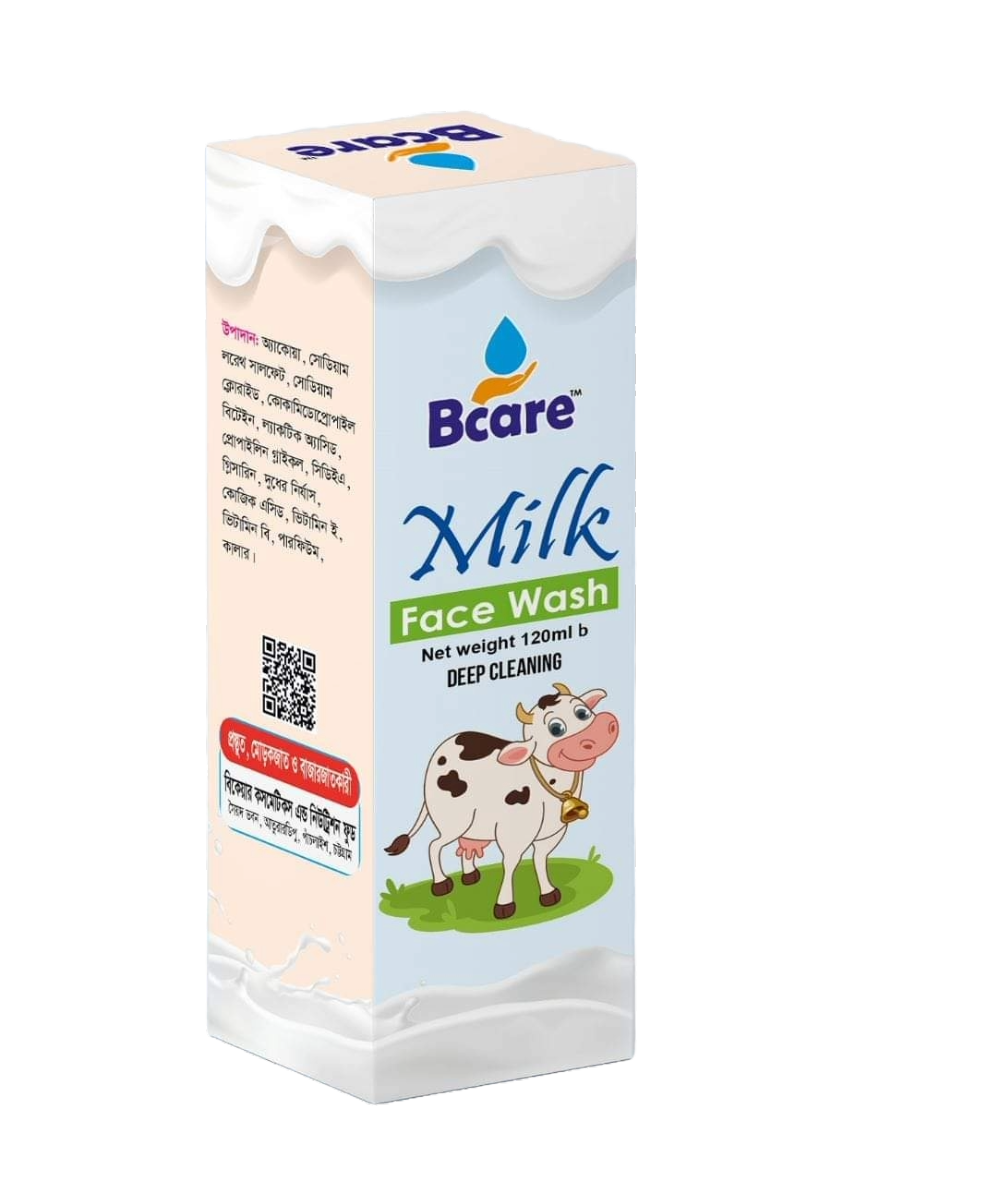 Bcare Milk Face Wash 120ml