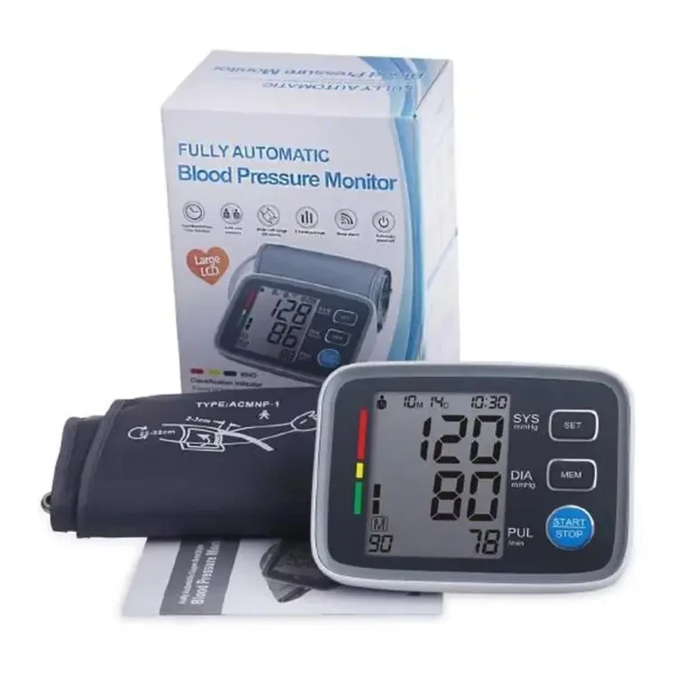 Smart Blood Pressure Monitor Digital Upper Arm Automatic Blood Pressure & Heart Rate Pulse