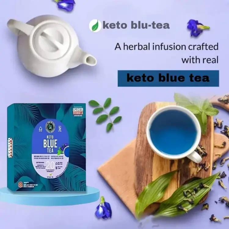 Keto Blue tea Slimming Tea Fat burn Tea, Organic slimming Tea Weight Loss Tea