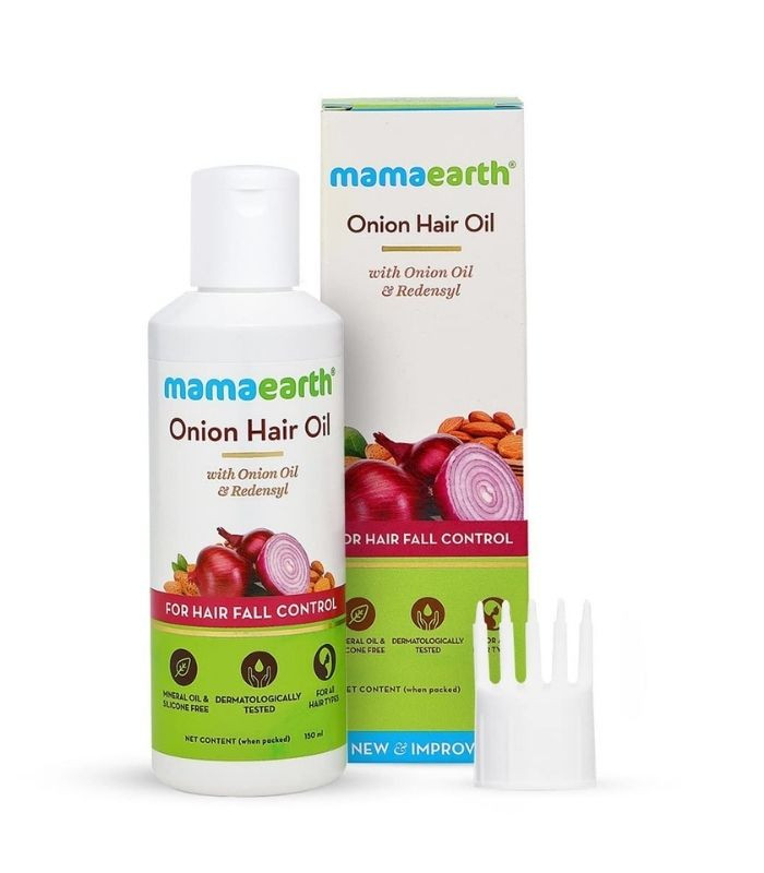 Mamaearth Onion Oil for Hair Regrowth & Hair Fall Control Hair Oil (150 ml)