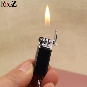 Mini Gas Key chain Lighter (Black)