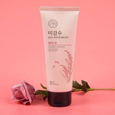 The face shop rice water bright cleansing foam – 150ml