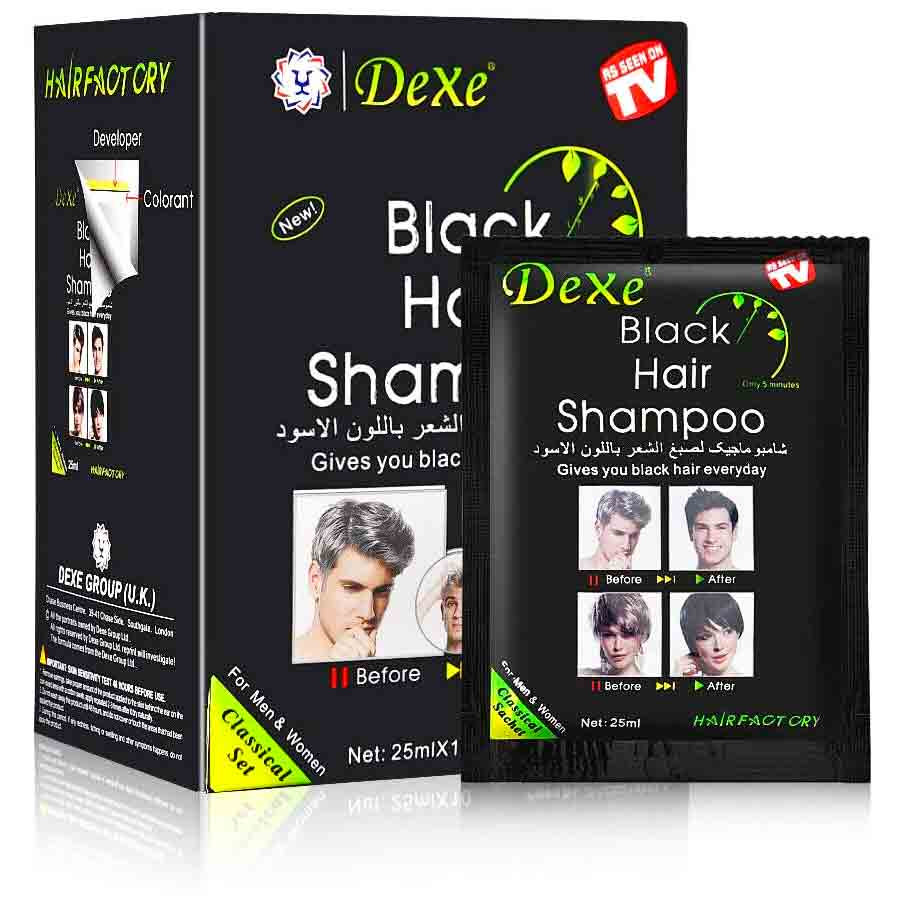 Black Hair color Shampoo (চুলের কালো কলপ)