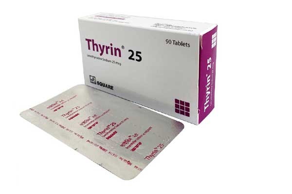 Thyrin 25 mcg Tablet – 60’s pack