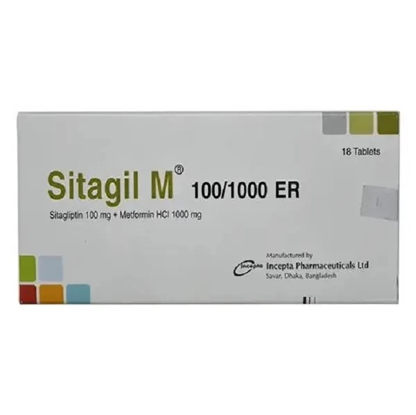 Sitagil M Tablet 100 mg+1000 mg (6pcs)