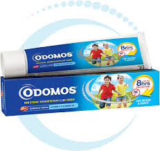 DABUR Odomos Non-Sticky Mosquito Repellent Cream With Vitamin E & Almond - 100 Gm