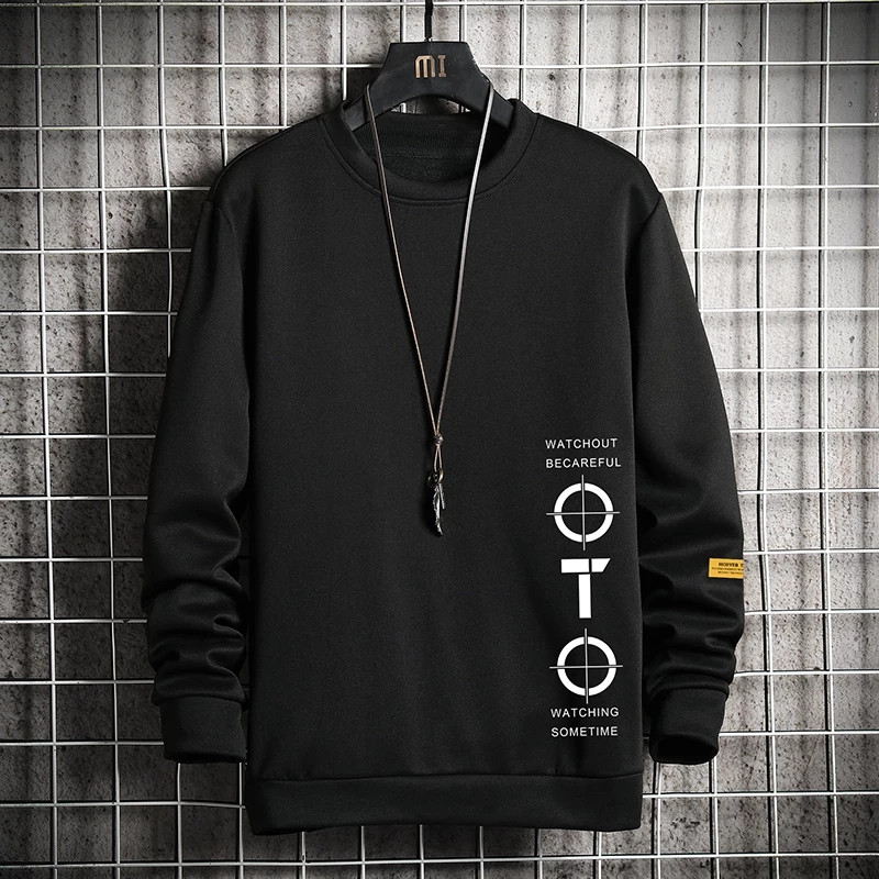Men's Full Sleeve Sweatshirt- Black Product Code: 3043