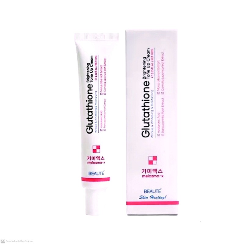 Glutathione Brightening Tone Up  Beaute Melasma-X Cream Korean