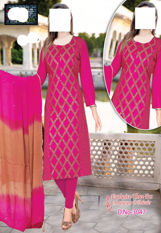 Three Piece RK Tex Collection 3047