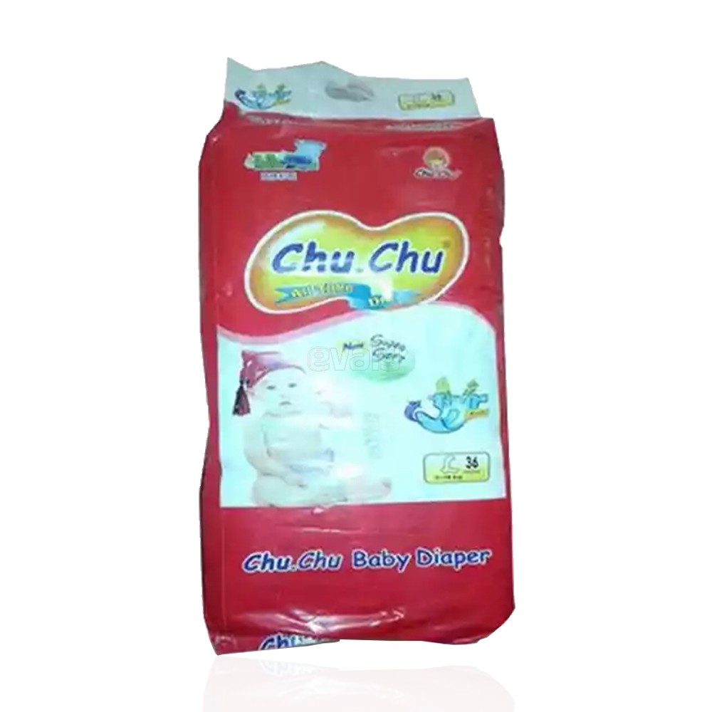 Chu Chu Baby Diaper (Belt System) L (9-14 kg) 36 pcs