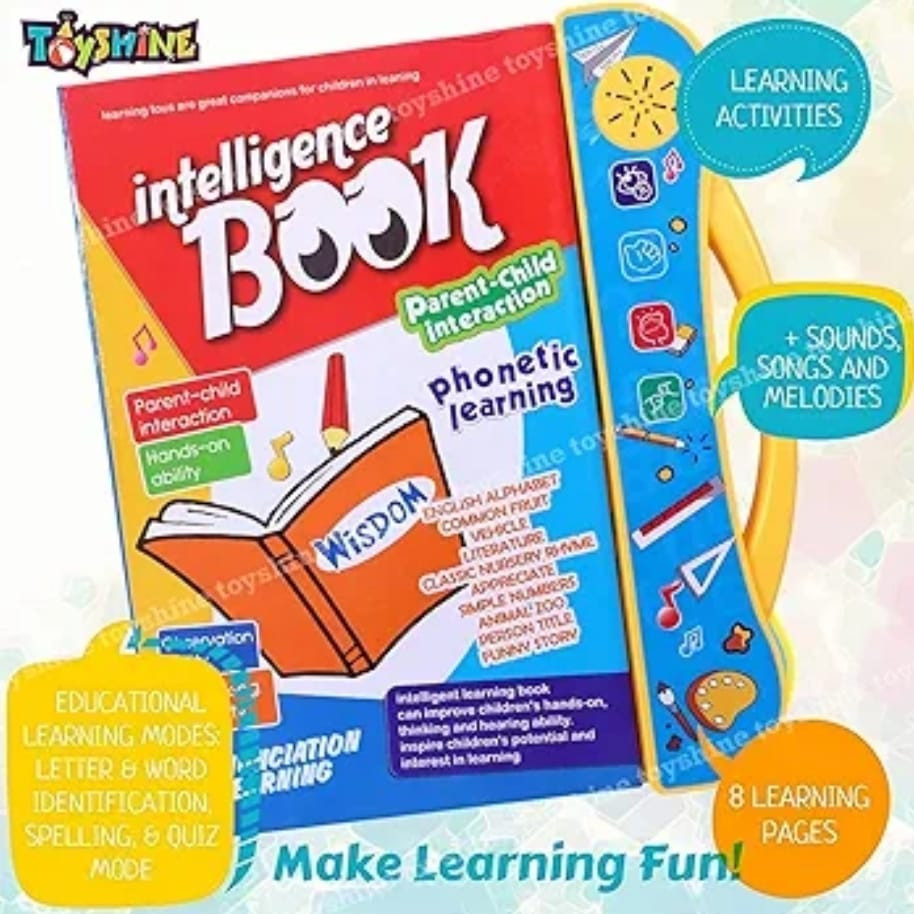 Intelligence Book English Letters & Words Learning Sound Book, Fun ...