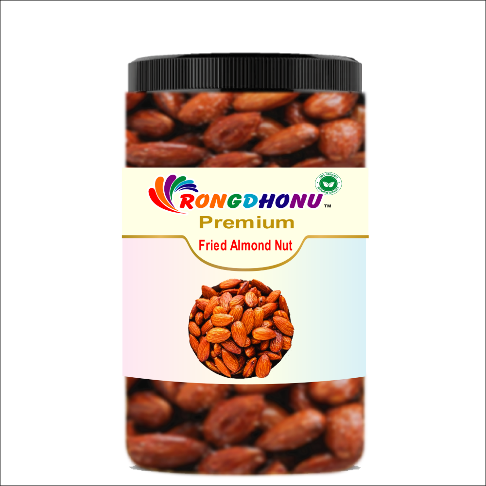 Rongdhonu Premium Fried Almond Nut, Vaja Kath Badam -1000gm