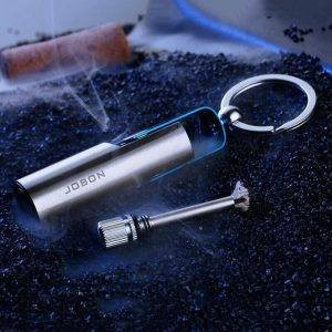 Key ring portable lighter [Blue]