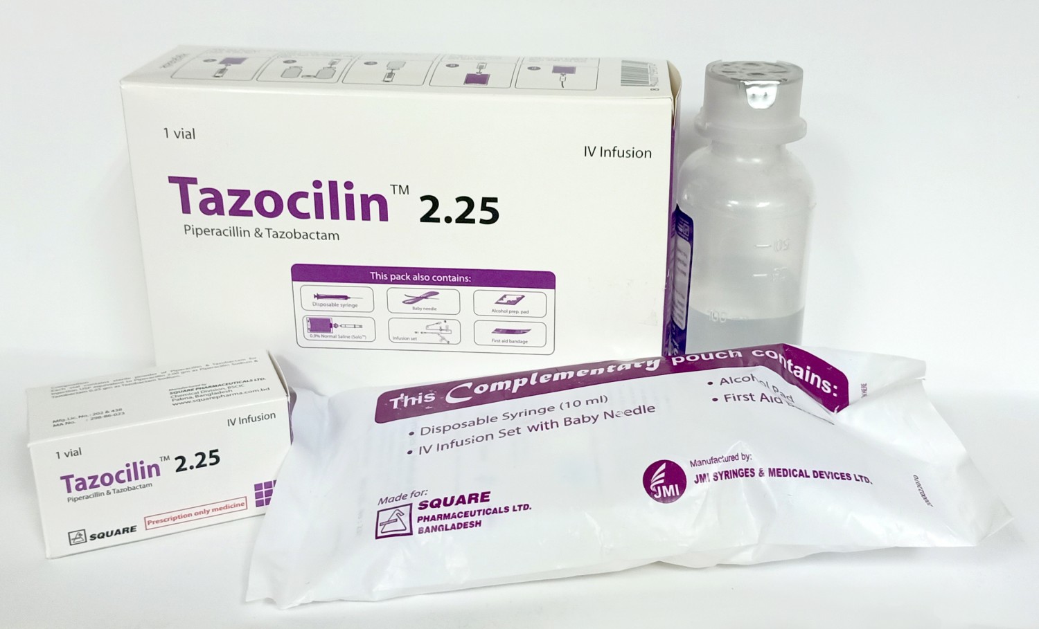 IV Infusion Tazocilin 4.5 gm (combipack)
