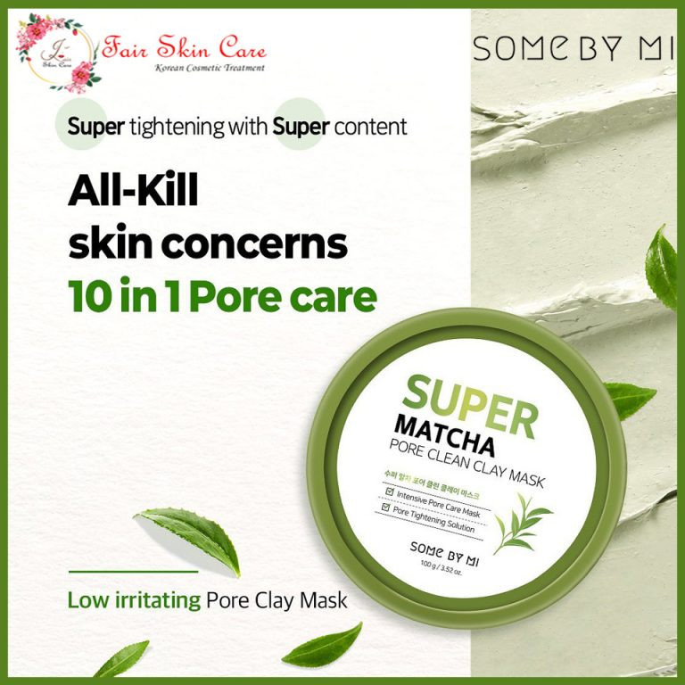 Super matcha pore clay mask