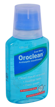 Oroclean Coolmint Mouthwash (120ml)