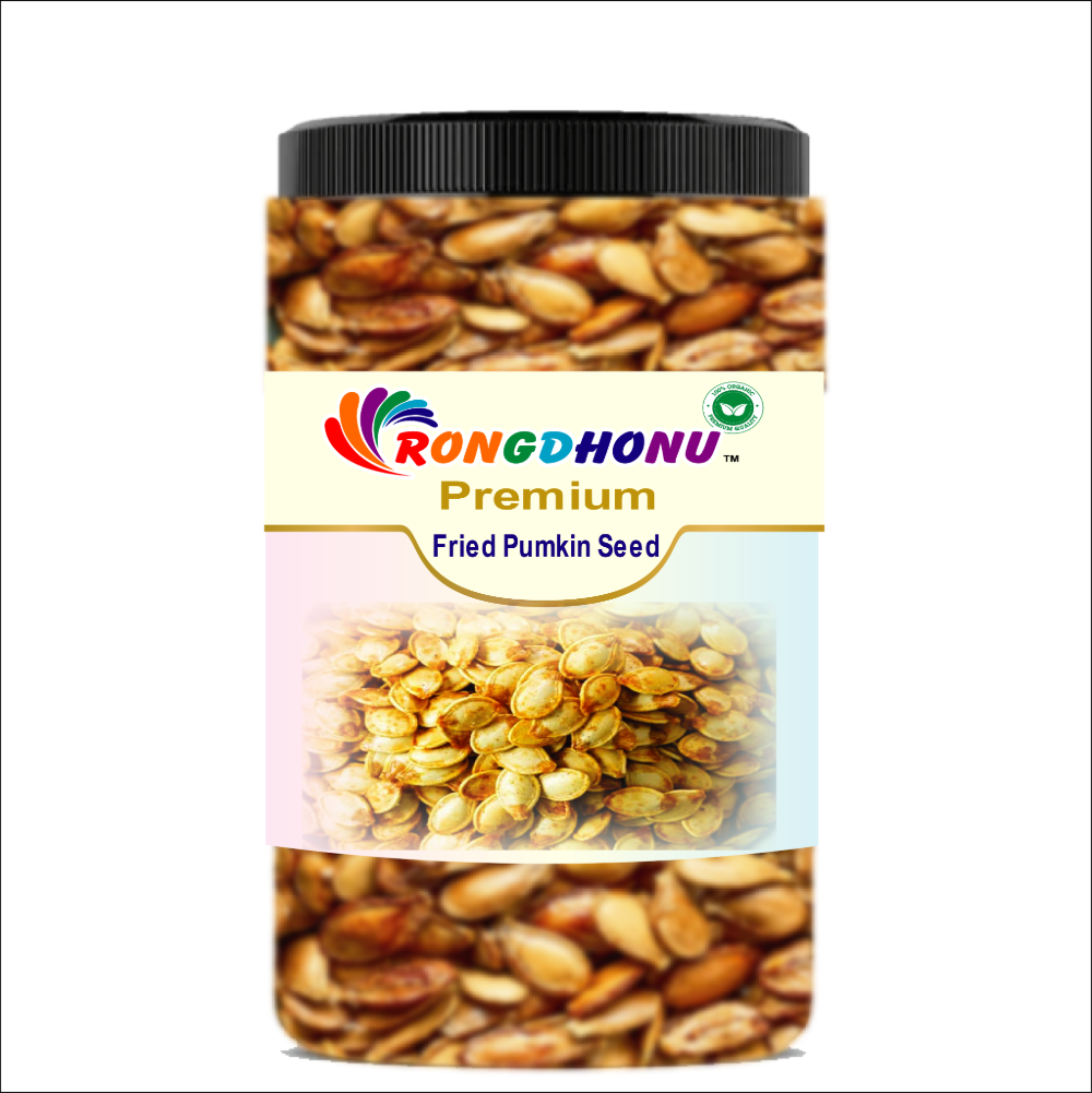 Rongdhonu Premium Fried Pumkin Seed, Vaja Misti Kumra Bij -250gm