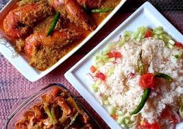 Food Chingre , sabji, vat চিংড়ি, ভাত সবজির প্যাকেজ