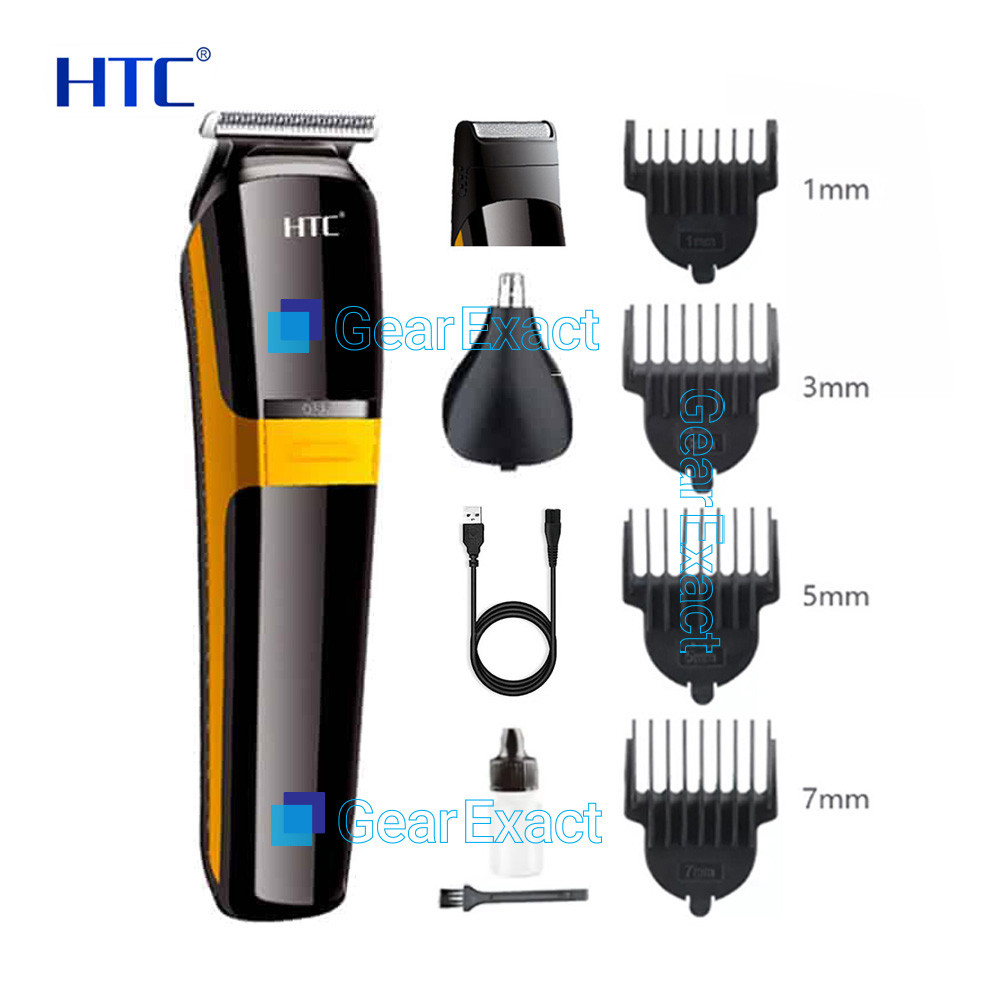 HTC AT-1322 Multi-grooming 3-in-1 Shaver, Nose, and Hair Clipper for Men