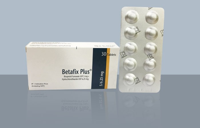 Betafix Plus Tablet 5 mg+6.25 mg (10Pcs)