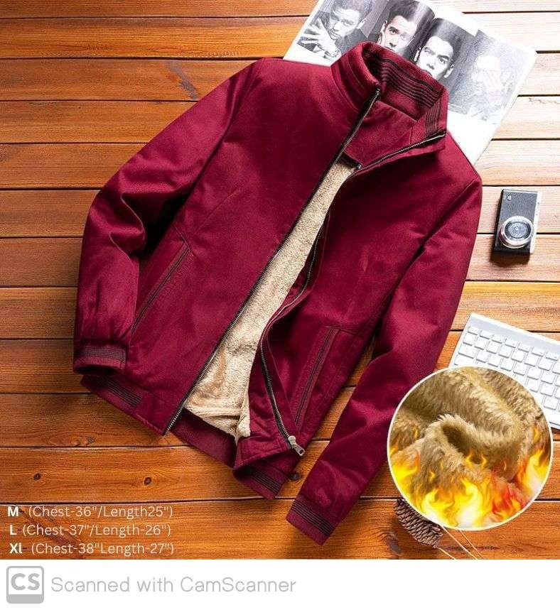 Exclusive Winter Jacket for Men's (Double Part) Maroon