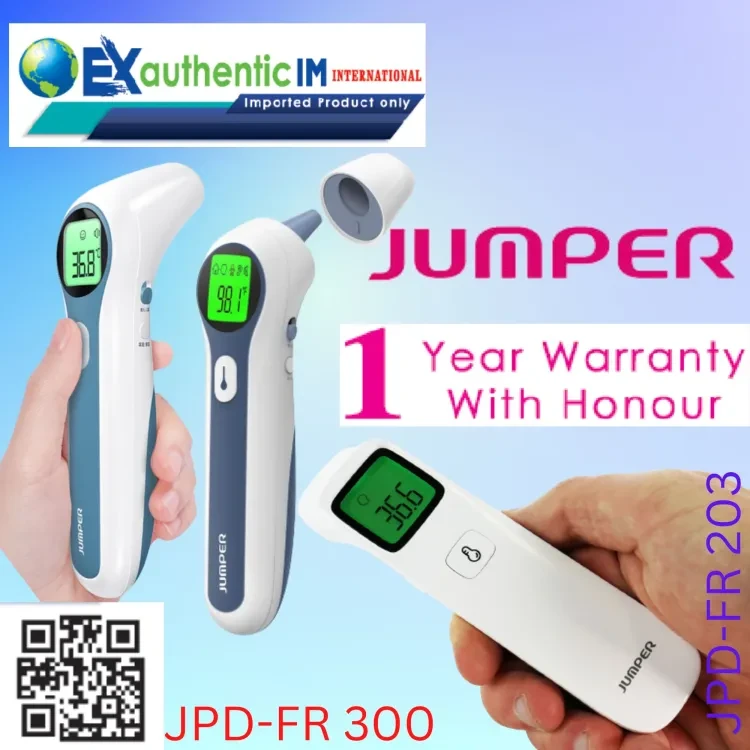 JUMPER Premium 300 JPD-FR Non-Contact Infrared Thermometer with One Year Warranty: