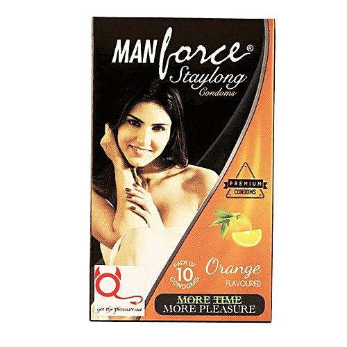 Manforce Orange More Time More Pleasure Condoms - 10s Pack